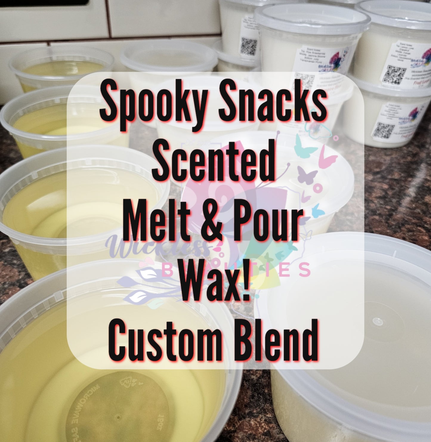 Spooky Snacks Scented Melt & Pour Wax 12 oz./Restock 7/1/25