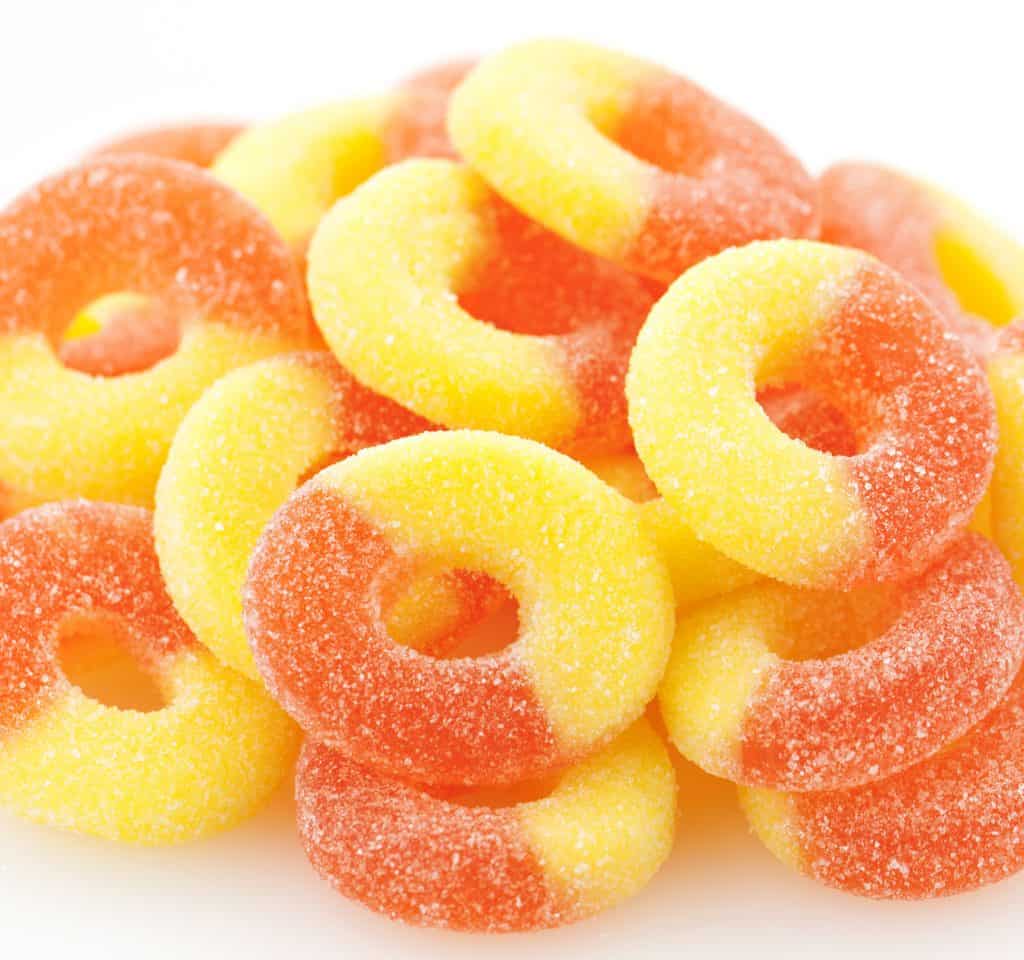 Peach Ring Candy Scented Melt & Pour Wax 12 oz.